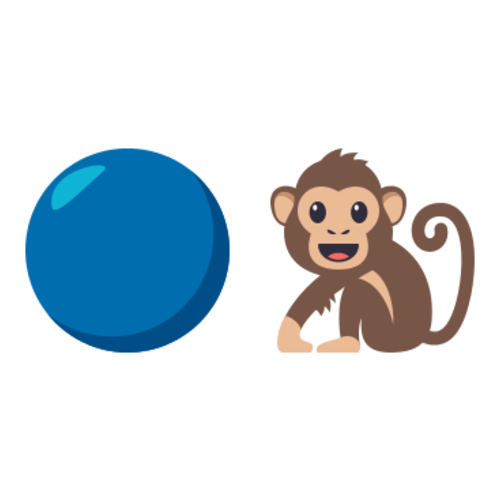 🔵🐒 Emoji Domain EmojiOne rendering